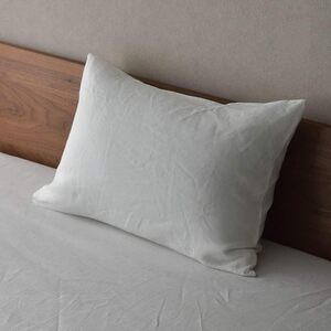 枕カバー 麻 100% リネン 日本製 43×63cm枕用 洗いホワイト 無地 北欧 ホテル ピローケース ピロケース フレンチリ