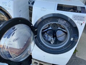 NI040242*HITACHI Hitachi *10.0kg drum type washing machine [BD-SG100BL] 2018 year made Bick drum dry 