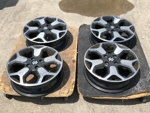 YI040290 ホイール4本セット SUZUKI スズキ純正 15インチ 4穴 15X4 1/2J 中古 現状品 直接引き取り歓迎