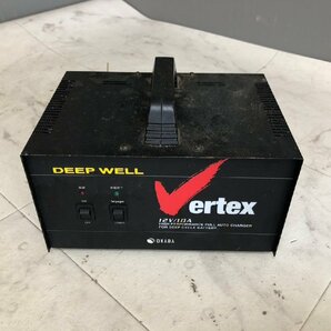 YI040289 バッテリーチャージャー DEEP WELL Vertex 12V/10A 充電器 オカダ 岡田商事 通電確認のみ 現状品 ジャンク 直接引き取り歓迎の画像1