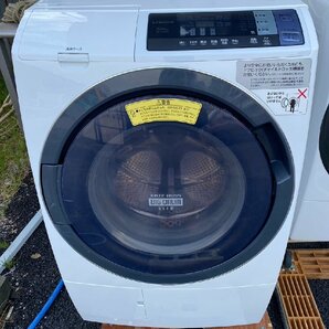 NI030268◆HITACHI 日立◆10.0kg ドラム式洗濯機 [BD-SG100BL] 2018年製 ビックドラム 乾燥の画像1