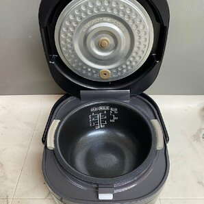 NI030350◆SHARP シャープ◆ジャー炊飯器 KS-C5L-B 3合炊き 2017年製 マイコン式 ブラック 単身用 直取歓迎！の画像2