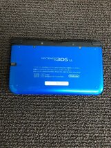 YI040299 ニンテンドー3DS LL 　任天堂/Nintendo SPR-001 青 タッチペン付属 初期化済み おまけソフト付 直接引き取り歓迎_画像3