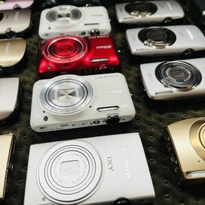 (美品)CANON IXY 30S IXY 610f IXY 3 IXY 930IS CONTAX COOLPIX S6600 PowerShot Digital Camera 57台 まとめ買いセット (K018)の画像3