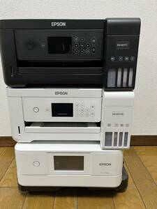 即決　送料無料　現状EPSON エプソン インクジェット 複合機 プリンター EP-879　EW-M571T　EW-M571W　　3台まとめ