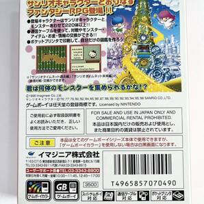 新品未開封 GBC サンリオタイムネット 過去編の画像3