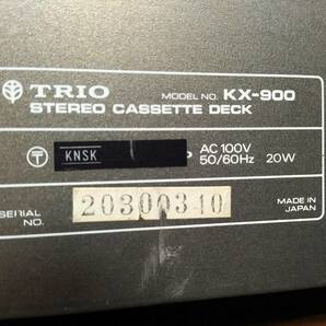 トリオ TRIO カセットデッキ KX-900 部品取り ジャンク品の画像3