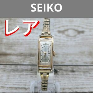 動作品　レア　SEIKO　手巻き　腕時計　FINE DIASHOCK　ゴールド 17右