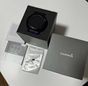 送料込 GARMIN FENIX6x PRO Sapphire Black DLC 海外版 中古