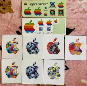 Apple Computer MacOS QuickDraw3D QuickTime Apple Gift Card シールセット