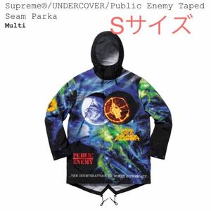 Supreme UNDERCOVER アンダーカバー Public Enemy Taped Seam Parka パブリック エネミー テープド シーム パーカー multi S 新品