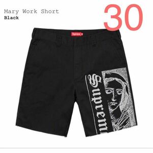 supreme シュプリーム 20ss Mary Work Short マリーワークショートパンツ 新品 サイズ 30 (S) COLOR/STYLE : Black ブラック