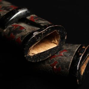 刀装具 拵 短刀拵 鞘 柄 時代 日本刀 武具 骨董 古美術 （O98Or0406R0603168）の画像9