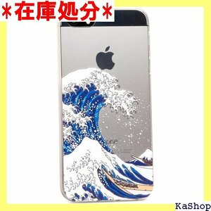 ZUKOU 葛飾 北斎 浮世絵 透明 スマホケース 和 第1世代 / iPhone 5s / iPhone 5 102