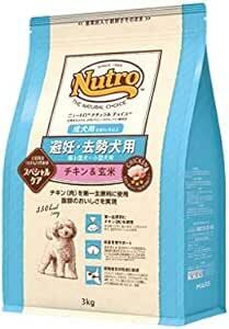 Nutro ニュートロ ナチュラルチョイス 避妊・去勢犬用 超小型犬~小型犬用 成犬用 生後8ヶ月以上 チキン&玄米 3kg ドッ