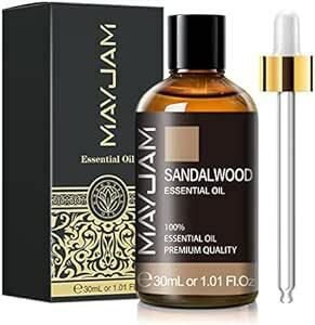 MAYJAM サンダルウッド エッセンシャルオイル 30ml アロマオイル 精油 天然100% プレゼント 初心