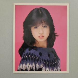 中森明菜②　ブロマイド　プロマイド　研音　Amadaカード　当時物　80年代アイドル