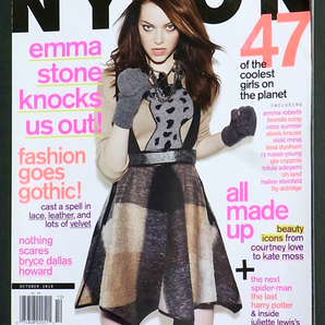 NYLON 47 the it girl issue emma stone 2010年10月号 ジア・コッポラの画像1