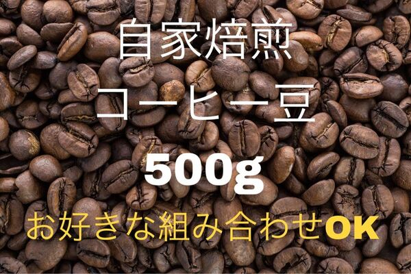 《注文後焙煎》自家焙煎コーヒー豆500g (お好きな組み合わせOK！)