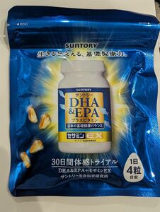 新品未開封　サントリーDHA&EPAプラスビタミン セサミンEX 30日分