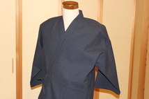 新品 特選 高級刺子織男性用作務衣 Lサイズ　送料無料 NO.5_画像6