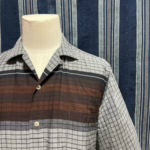 50s 60s mcgregor shirt 50年代 60年代 シャツ ボックス アメリカ製 ロカビリー マクレガー オープンカラー 開襟 ロカビリー女子