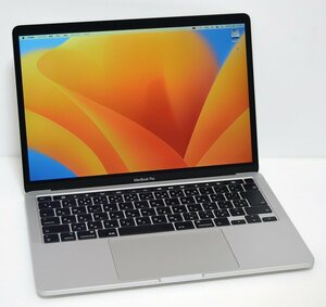 ★MacBook Pro 13-inch 2020 Core i7(2.3GHzクアッドコア)32GB/SSD1TB/Four Thunderbolt/Ventura/シルバー★充放電回数43