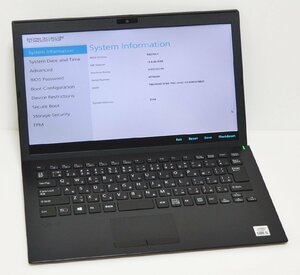 ★VAIO Pro PG Core i5-1035G1/13.3型ワイドTFT8GB/SSD欠品/無線LAN/カメラ/VJPG13C11N★電源落ちる1円～