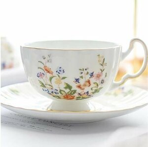 Aynsley エインズレイ　イギリス　洋食器　茶器　コーヒーカップ＆ソーサー　花柄　お祝い　プレゼント　