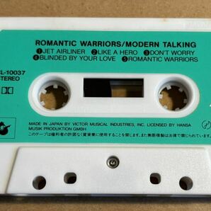 MODERN TALKING モダン・トーキング ROMANTIC WARRIORS ロマンティック・ウォリアーズ VCL-10037 tape カセットテープの画像3