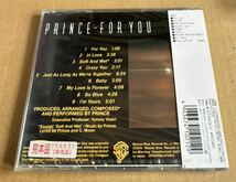 PRINCE promo sample sealed CD FOR YOU MPCR-1021 見本盤 未開封_画像2