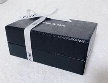 プラダ「PRADA」小物用空箱 (3902) 正規品 付属品 ギフト ボックス キーケース用 ロゴ入り薄紙あり_画像7