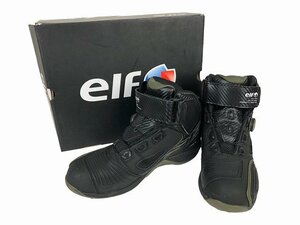 elf / エルフ ライディングシューズ S17 ELS17 メンズ サイズ : 26.5cm ブラック/カーキ