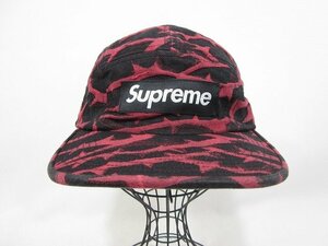 SUPREME / シュプリーム 18AW Thorn Camp Cap ソーン キャンプキャップ 帽子 メンズ 赤×黒