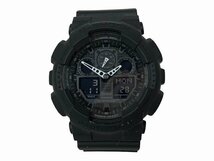 G-SHOCK / ジーショック カシオ CASIO GA-100 クォーツ ラバーベルト メンズ 文字盤ブラック_画像1