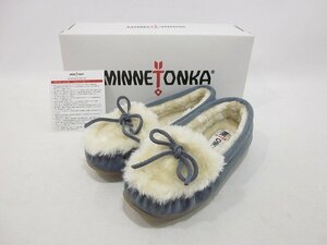 MINNETONKA/ミネトンカ KylanSlipper 40688 モカシン レディース サイズ : 22cm ブルー系