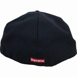 SUPREME / シュプリーム S Logo New Era 59FIFTY キャップ 20AW アイスSロゴ サイズ : 7・5/8 60.6cm ネイビーの画像4