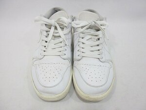 NIKE / ナイキ AIR JORDAN1 LOW エアジョーダン1 ロー 553558-120 サイズ : 28cm ホワイト