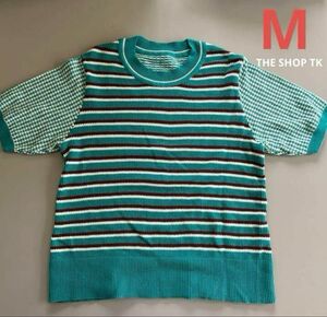 【THE SHOP TK】半袖サマーニット M