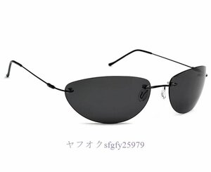 P302☆新品マトリックスネオスタイル 偏光サングラス 縁なし デザインサングラス