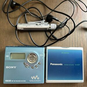 SONY MDウォークマン PORTABLE MD RECORDER MZ-N920 /Panasonic SJ-MJ59