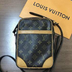 LOUIS VUITTON ● ルイ ヴィトン ●ショルダーバッグ ダヌーブ モノグラム ショルダーバッグ　ミニバッグ 鞄　ブラウン