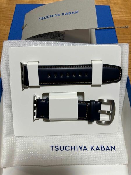 土屋鞄製作所　レザーウォッチバンドAppleWatch用（Rコードバン）ネイビー / 38mm 40mm 41mm