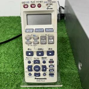 【s2484】Panasonic パナソニック DIGA ディーガ VHS一体型DVDレコーダーDMR-E75V 純正リモコン付 中古現状品の画像4