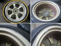 FABULOUS 18x8.5J 18x9.5J +32 5H 114.3【タイヤ付4本セット】235/40R18 265/35R18 2021年製6部山程度【個人宅発送不可商品】_画像7