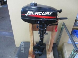 小型船舶用 船外機 MERCURY 3AR 2スト T.M.C 2017年3月製造 動作確認済み【個人宅配送不可商品】