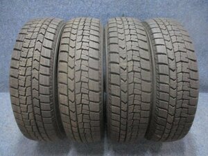 2021年製 165/65R14 79Q DUNLOP WINTERMAXX WM02【4本セット】8部山程度【個人宅発送不可商品】