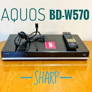 SHARP シャープ　AQUOS ブルーレイレコーダー HDD 500GB 2チューナー　2番組同時録画　難あり