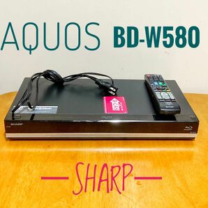 SHARP シャープ　AQUOS Blu-ray ブルーレイレコーダー HDD 500GB 2チューナー 2番組同時録画 BD