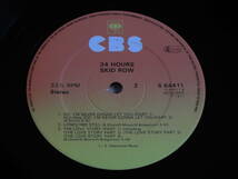 【訳有】UK盤LP見開きジャケット★SKID ROW / 34 HOURS スキッド・ロウ / 34時間 2ndアルバム CBS RECORDS S 64411★_画像6